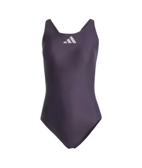 Bañador de Natación adidas 3 Bandas Suit Mujer Morado