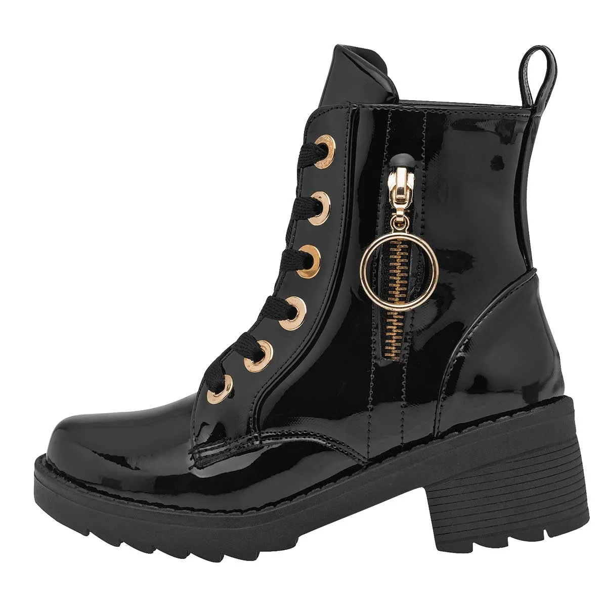 Botas casuales Exterior Piel sintética Color Negro De Charol Para Mujer De RBCOLLECTION
