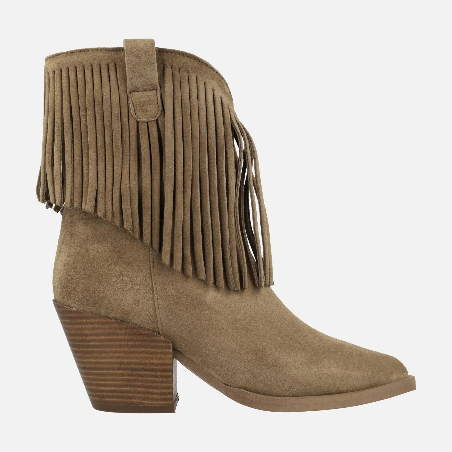 Botas cowboy bajas de caña con flecos Vermont