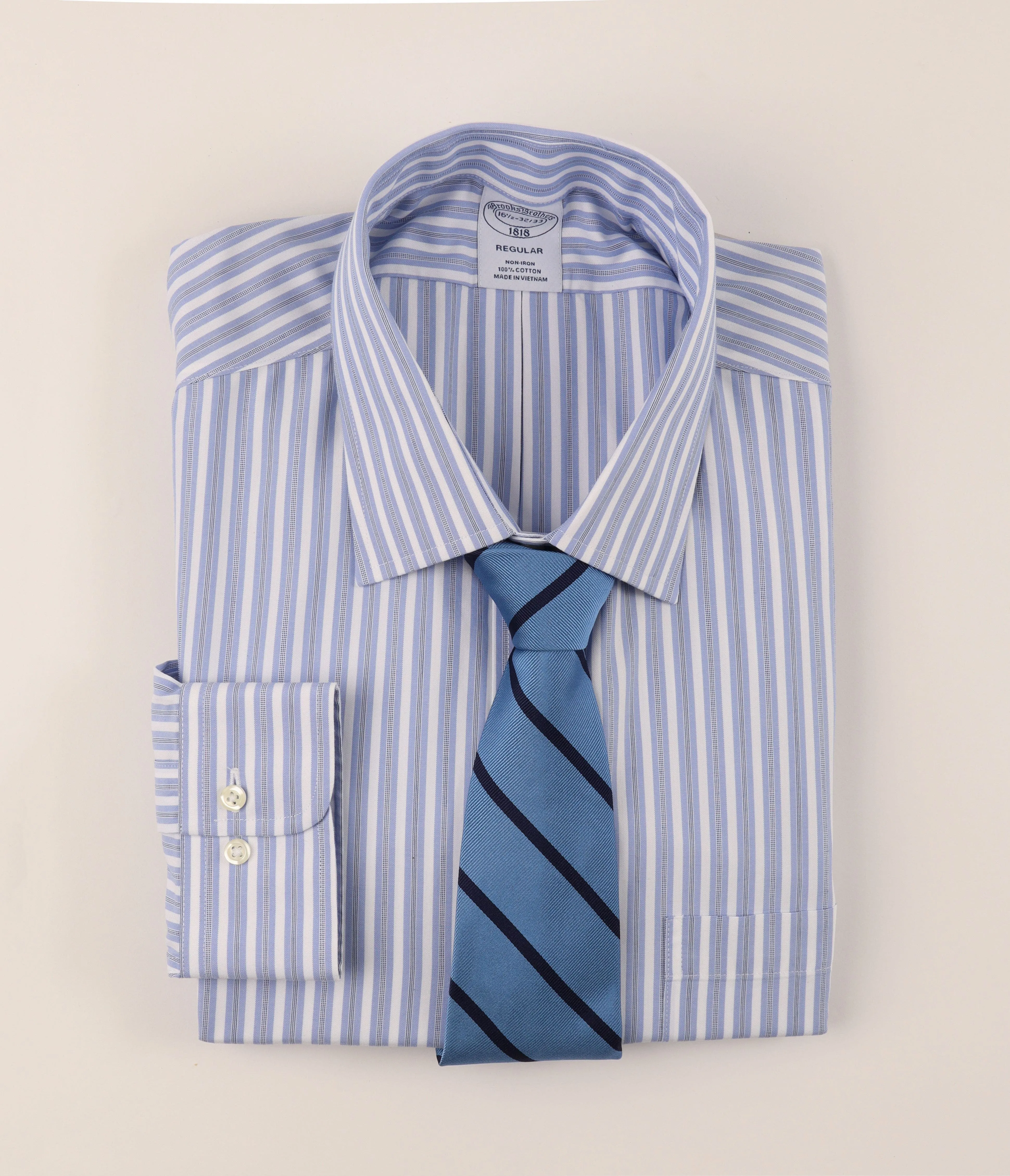 BROOKS BROTHERS Camisa Hombre Regular Non-Iron Tansley Collar
