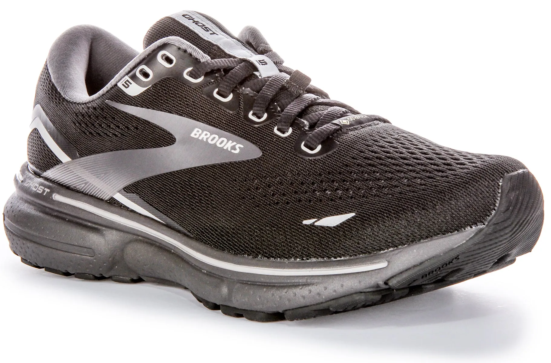 Brooks Ghost 15 GTX Weather Res WP Extra Protects Zapatillas De Malla Para Mujer En Negro