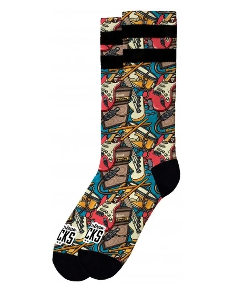 Calcetines american socks rock band mid high