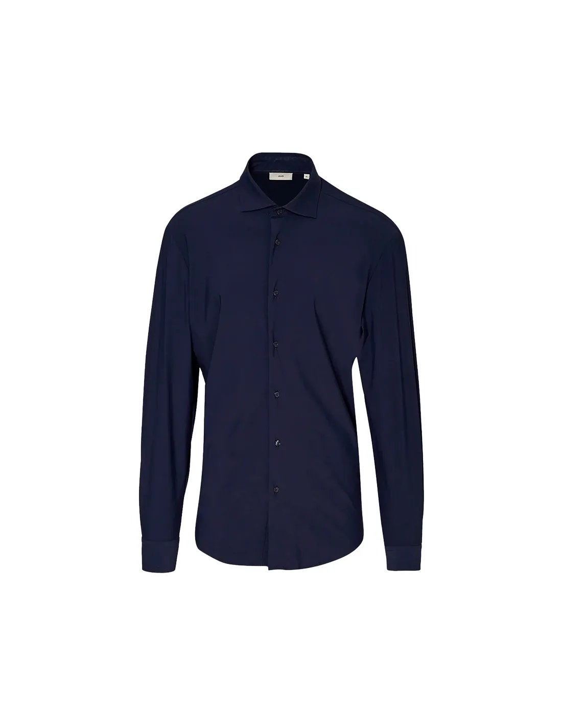 Camisa manga larga azul marino Confort