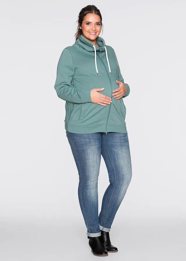 Chaqueta sudadera de chándal portabebés Azul mineral