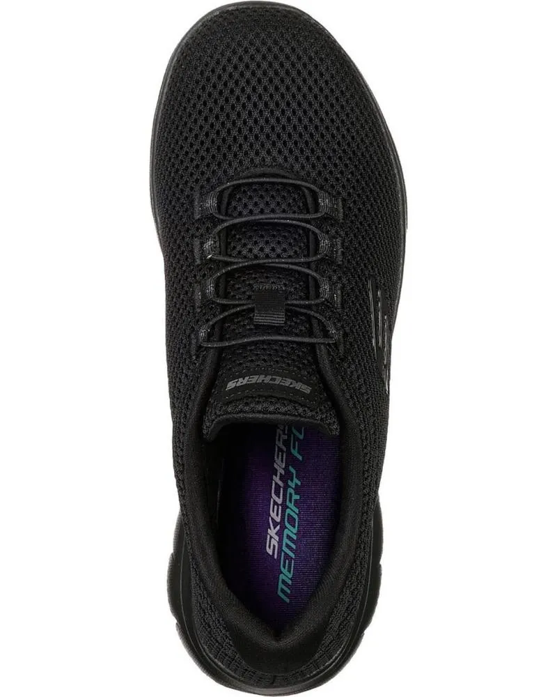Deportivas de Mujer y Niña y Niño SKECHERS 12985S NEGRO