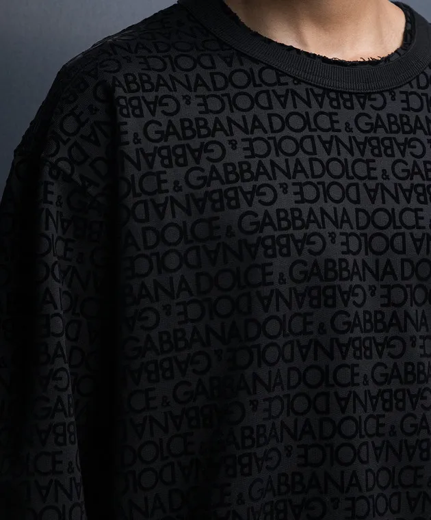 Dolce&Gabbana Black logo sweatshirt