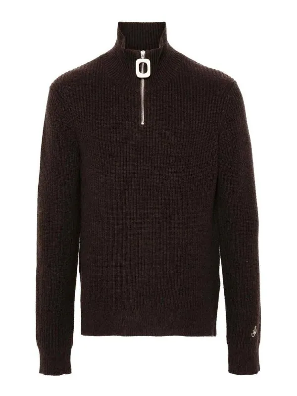 J.W. Anderson Suéter Cuello Redondo - Marrón