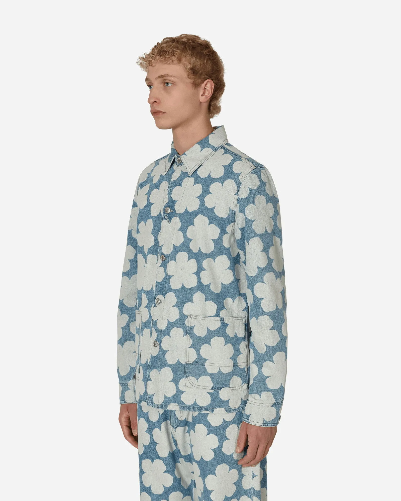 KENZO Printed Workwear Denim Jacket