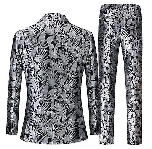 Men's 2 Piece Double Breasted  Slim Fit Suit