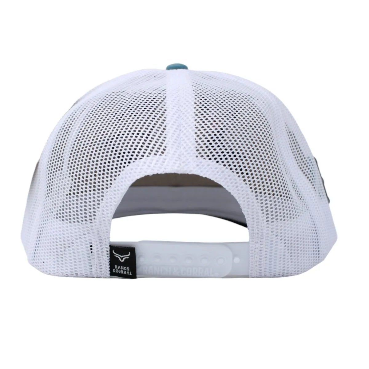 Ranch & Corral Trucker Hat with Charro Teal