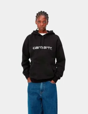 Sudadera W' HOODED CARHARTT - Black / White