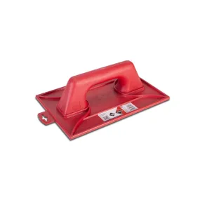 Talocha rectangular con base rugosa Rubí
