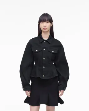 The Fluted Denim Jacket