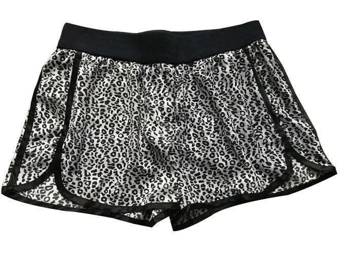 The Kooples Sport Pantalones cortos Negro Gris 