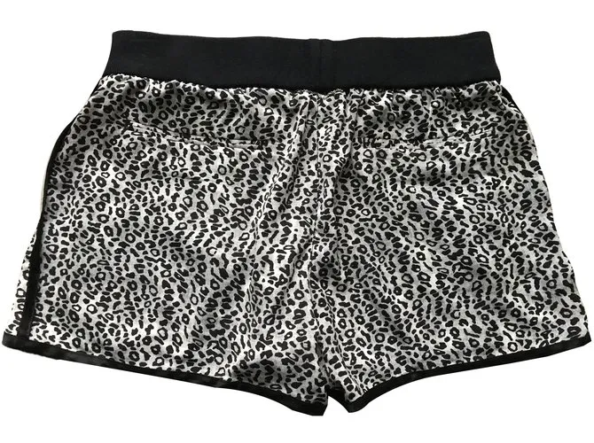 The Kooples Sport Pantalones cortos Negro Gris 