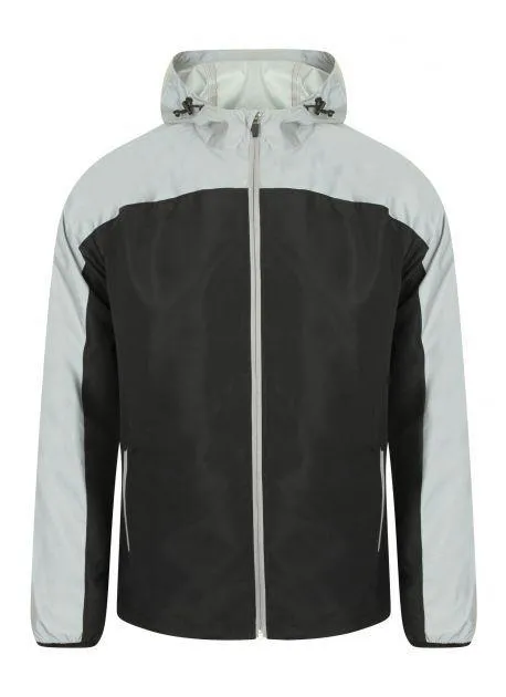 Tombo TL560 - Chaqueta Hi Viz - Black/Reflective