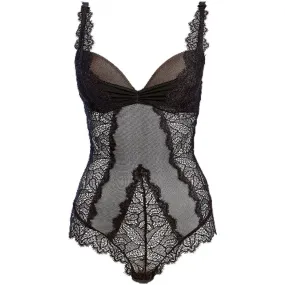 Traje de cuerpo preformado Orchidea negro  Splendida