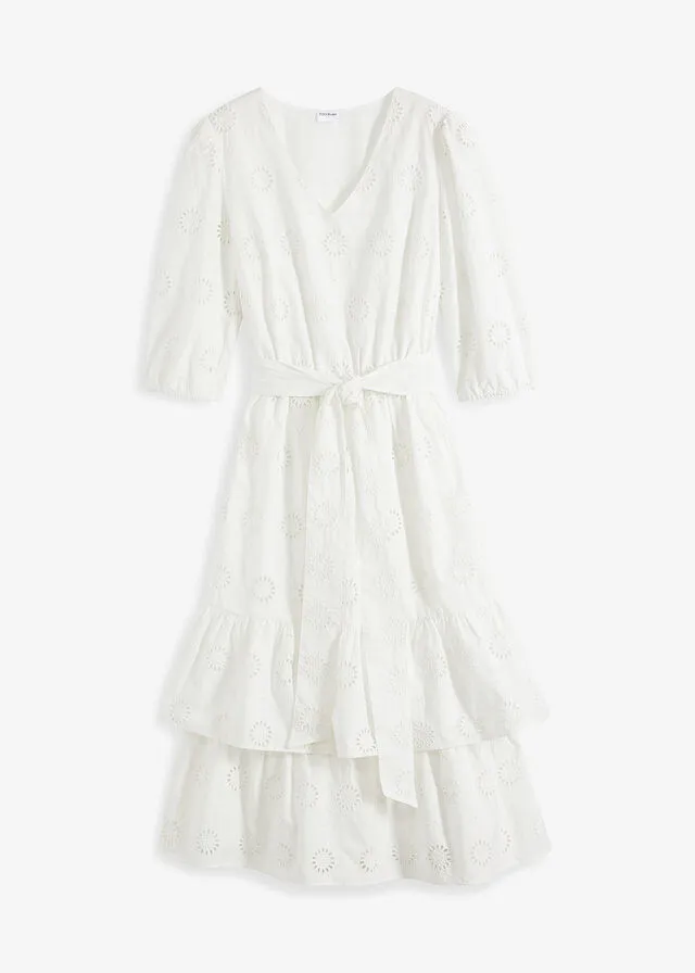 Vestido midi Blanco