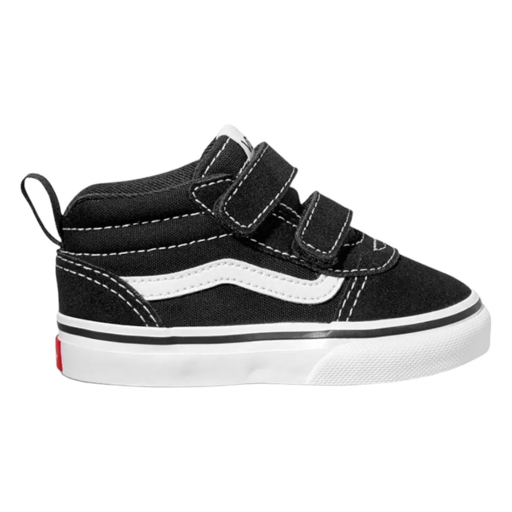 ZAPATILLAS VANS WARD SUEDE CANVAS MID NEGRO BLANCO TD VN0A5HYXIJU1 BOTA NIÑOS